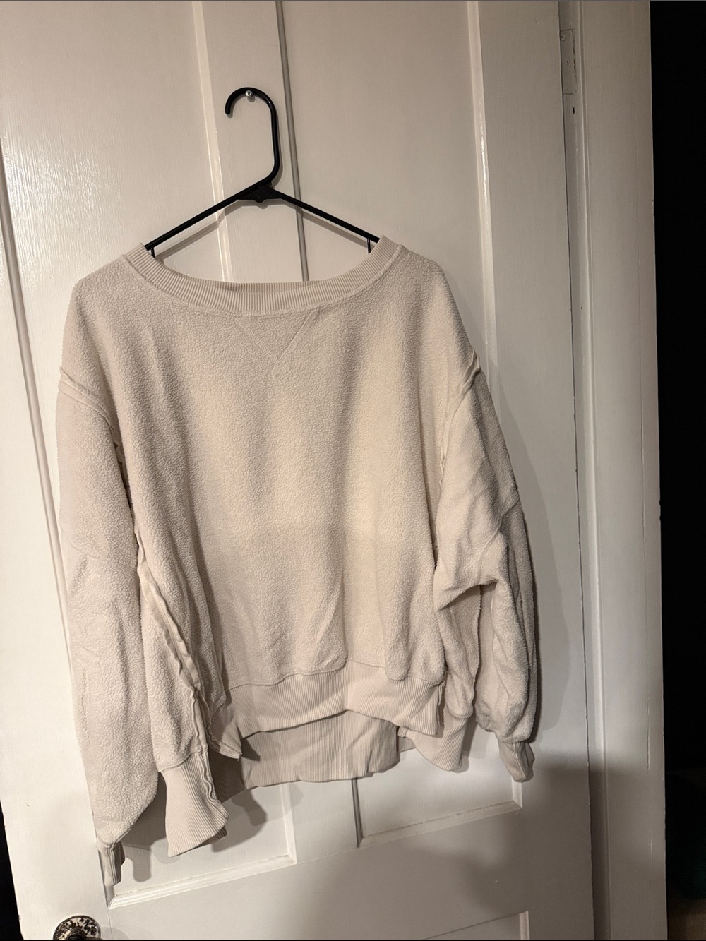 American eagle Cozy Ivory Women's Crewneck Sweater
